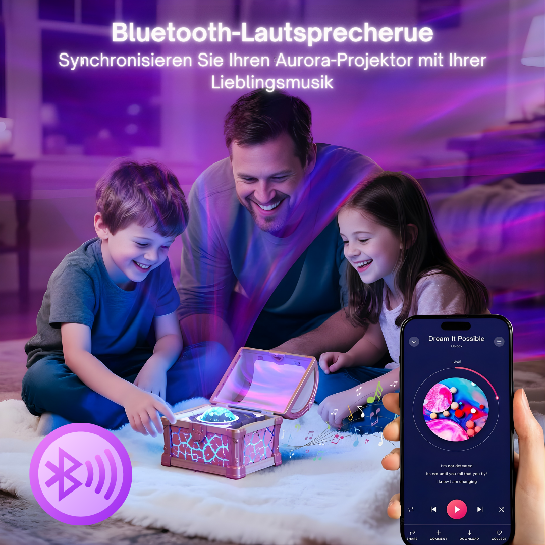 Luminaura™ – Magic Chest 3D-Aurora-Projektor