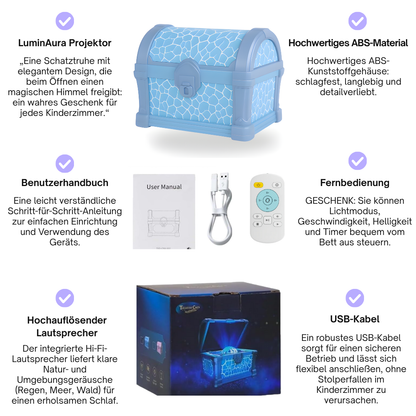 Luminaura™ – Magic Chest 3D-Aurora-Projektor